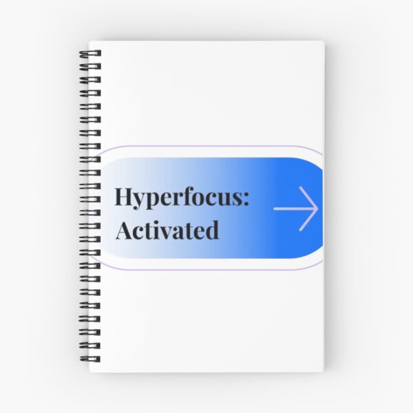 Item preview, Hyperfocus Activated - ADHD Productivity UI Button designed and sold by Farahsalama.
