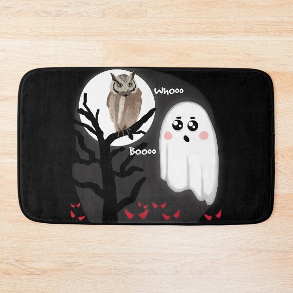 Item preview, Boo Ghost Night Talk With Mister Owl designed and sold by WillowerStudio.