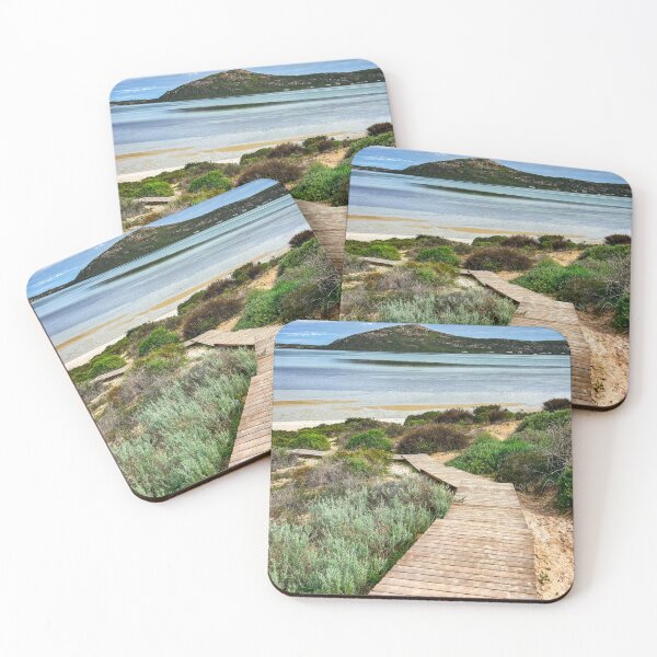 Item preview, Wooden pathway to paradise where the sea meets the coastal walkway designed and sold by Faith Based Decor & Art &Gifts.