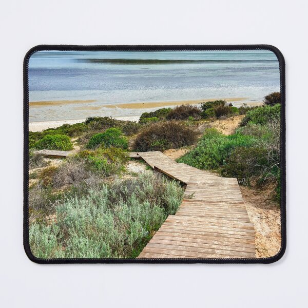Item preview, Wooden pathway to paradise where the sea meets the coastal walkway designed and sold by Faith Based Decor & Art &Gifts.