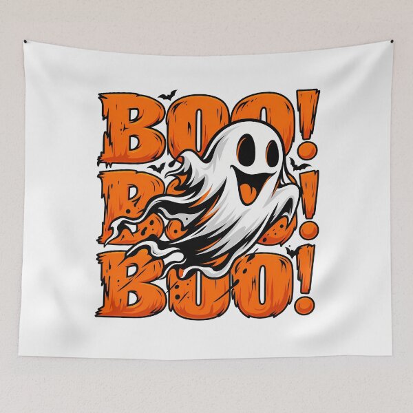 Item preview, Boo Boo Boo Cute Ghost Halloween Spooky Season T-Shirt designed and sold by DesignArtist.ia.