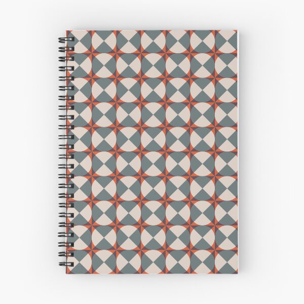 Item preview, Elevated Heritage Geometric Circles - Orange teal burgundy & white designed and sold by pakanta.