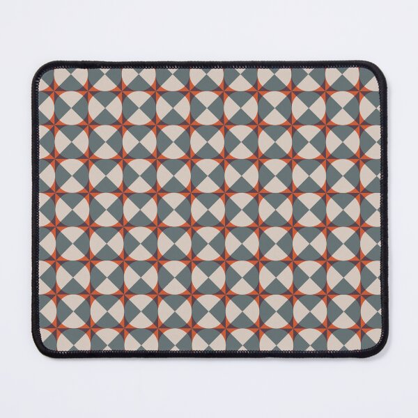 Item preview, Elevated Heritage Geometric Circles - Orange teal burgundy & white designed and sold by pakanta.