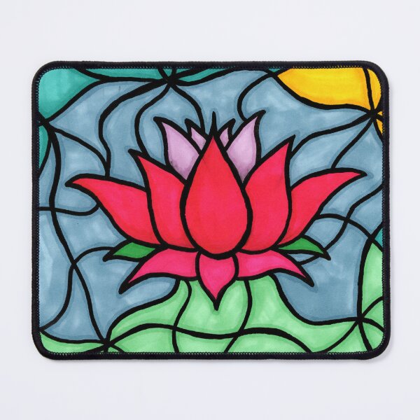 Item preview, Stained Glass Lotus Flower designed and sold by TheWonkyZebra.