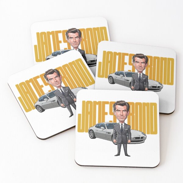 Item preview, A funny caricature of Pierce Brosnan designed and sold by vectorlove.