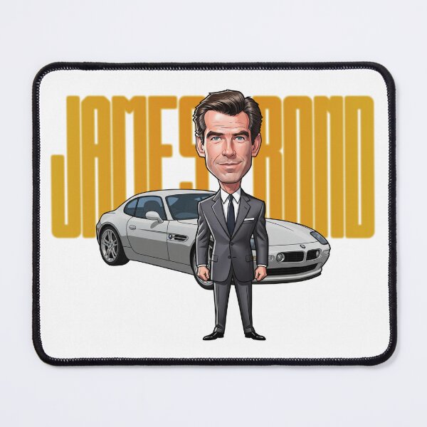 Item preview, A funny caricature of Pierce Brosnan designed and sold by vectorlove.