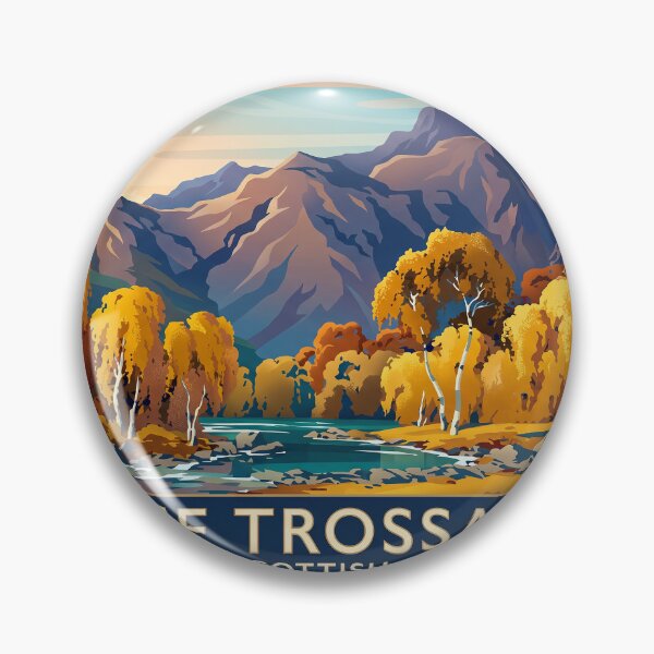 Item preview, Los Trossachs, cartel turístico escocés designed and sold by ArtworkNorth.