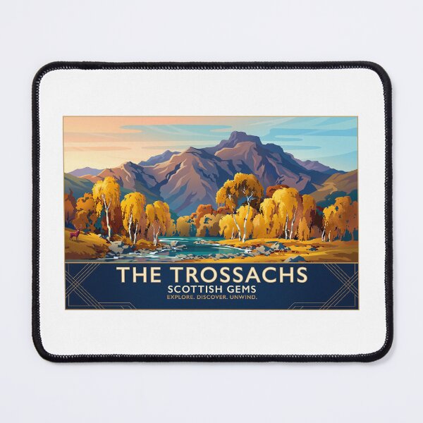 Item preview, The Trossachs, Scottish Travel Poster designed and sold by ArtworkNorth.
