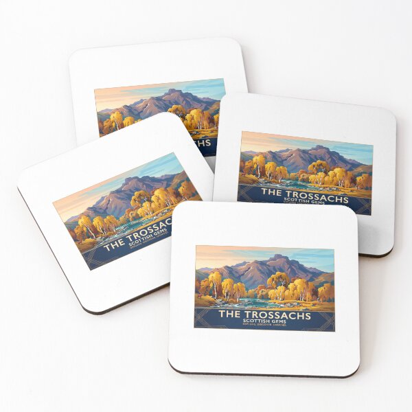 Item preview, The Trossachs, Scottish Travel Poster designed and sold by ArtworkNorth.