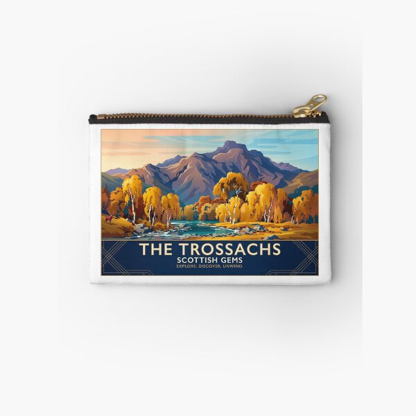 Aperçu de l'œuvre Les Trossachs, affiche de voyage écossaise créée et vendue par ArtworkNorth.