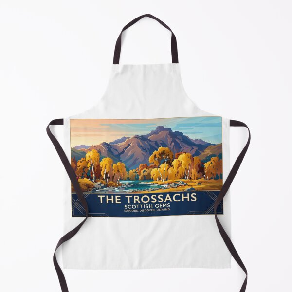Item preview, The Trossachs, Scottish Travel Poster designed and sold by ArtworkNorth.