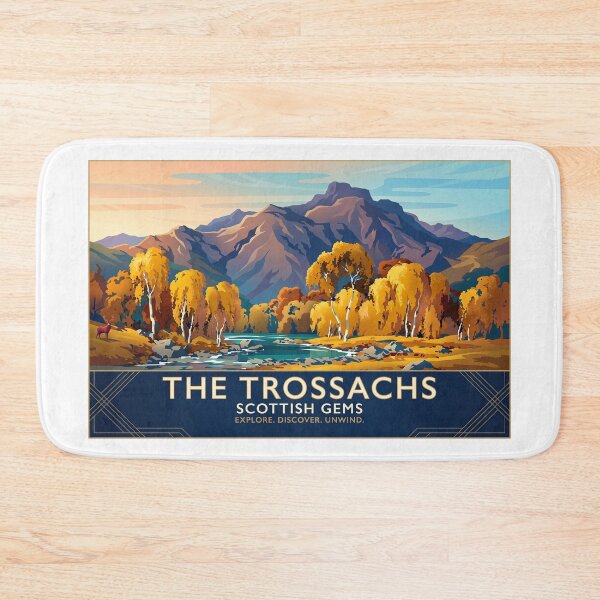 Item preview, The Trossachs, Scottish Travel Poster designed and sold by ArtworkNorth.