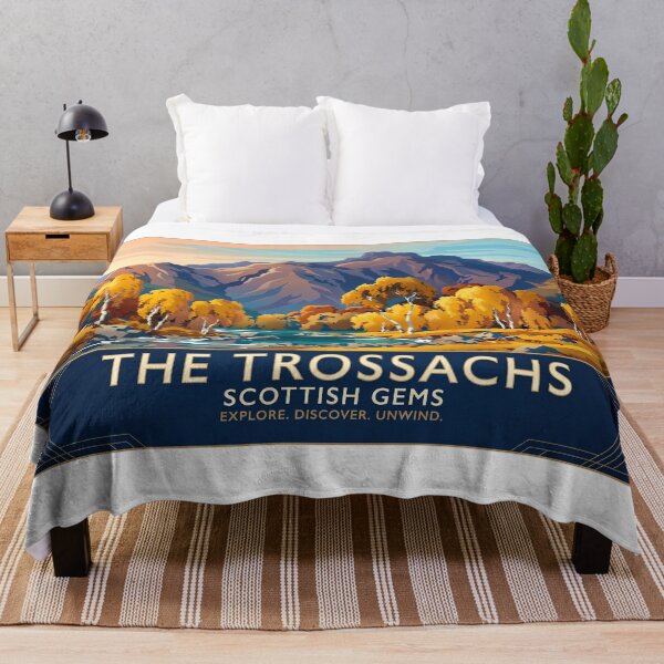 Item preview, The Trossachs, Scottish Travel Poster designed and sold by ArtworkNorth.