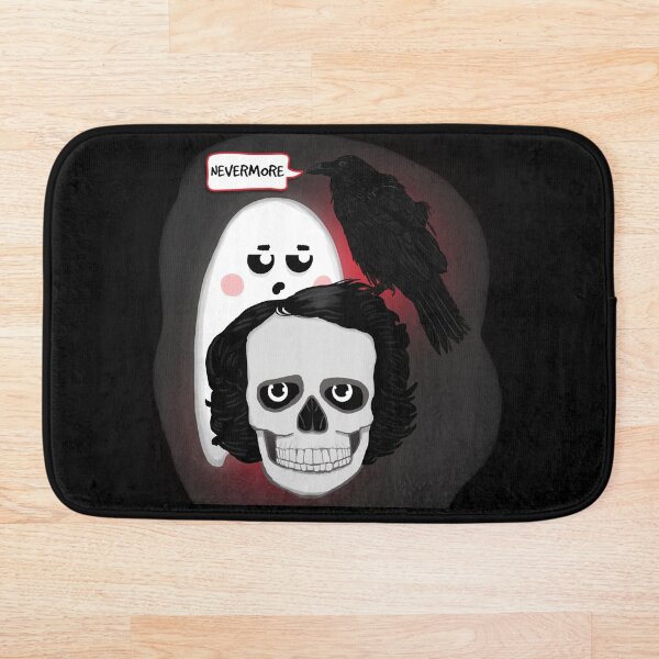 Item preview, Boo Ghost Nevermore With Poe and Mister Raven designed and sold by WillowerStudio.