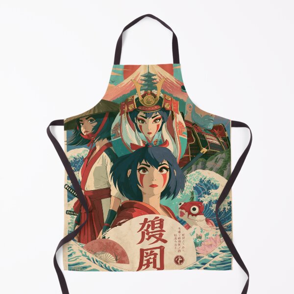 Item preview,  Samurai Warriors Poster | Japanese Fantasy Art Print Red Aesthetic designed and sold by Affiches29 Animé .