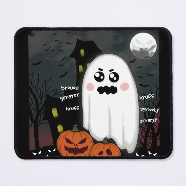 Item preview, Boo Ghost Scary Spooky But Still Kawaii Cute designed and sold by WillowerStudio.