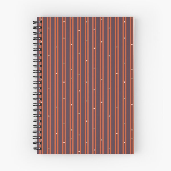 Item preview, Contemporary Heritage Dotted Stripe - Burgundy orange teal & white designed and sold by pakanta.