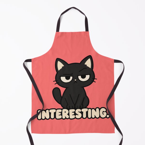 Item preview, Interesting Funny Black Cat – Unimpressed Cat designed and sold by MewMade.