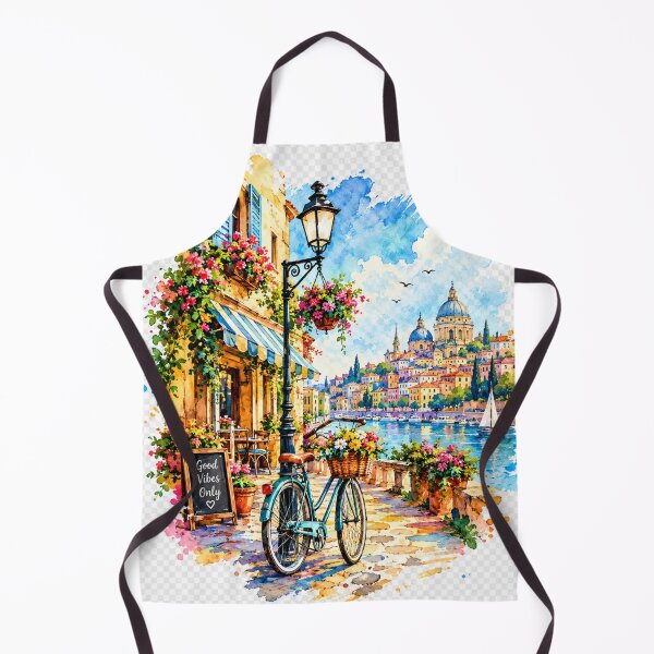 Item preview, Watercolor european street art designed and sold by urbanshop7.