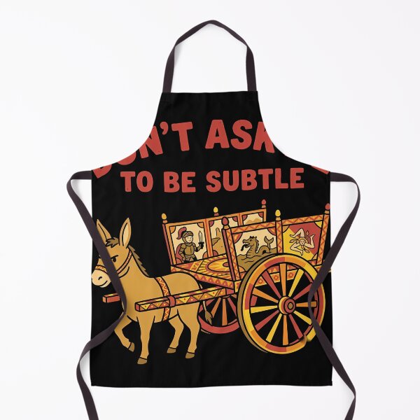 Item preview, Sicilian Cart Don't Ask Me To Be Subtle designed and sold by MarianneFrank.