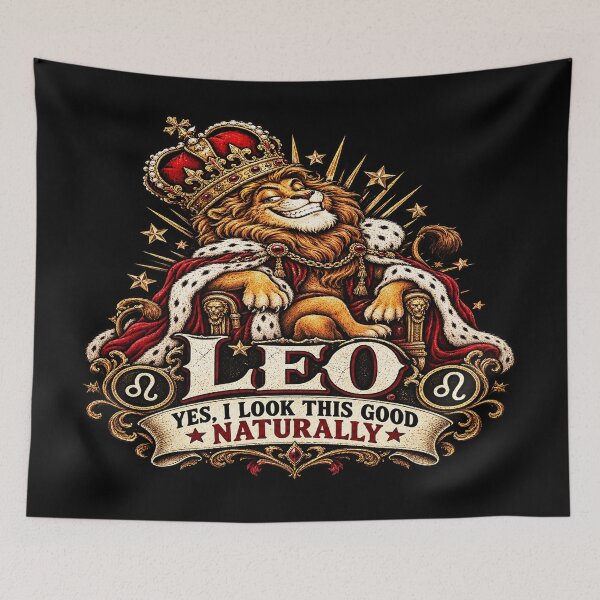 Item preview, Leo Yes, I Look This Good Naturally designed and sold by TheInkRaven.