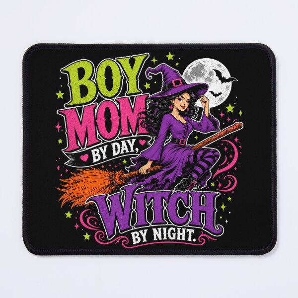Item preview, Boy Mom by Day Witch by Night Funny Halloween Witch designed and sold by shirt-hard-top1.