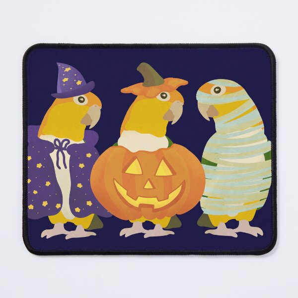 Item preview, Halloween White Bellied Caique Illustration designed and sold by FandomizedRose.