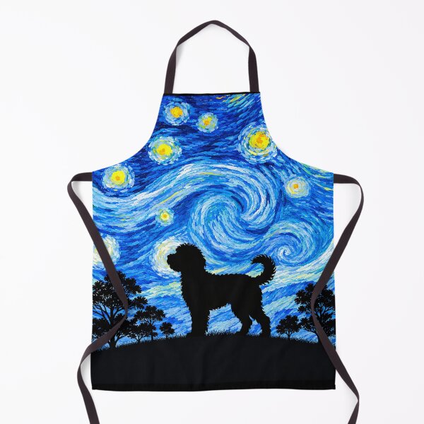 Item preview, Funny Cockapoo Dog Starry Night Painting Moon Star Mom Dad Kids designed and sold by FurryHavenPH.