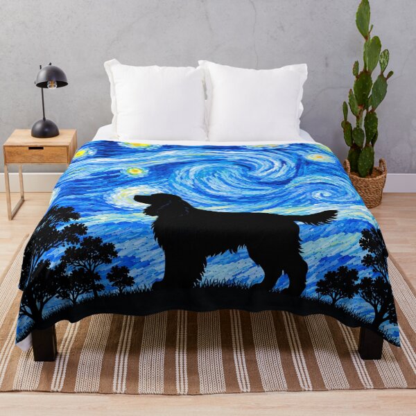 Item preview, Funny Cocker Spaniel Dog Starry Night Painting Moon Star Mom Dad Kids designed and sold by FurryHavenPH.