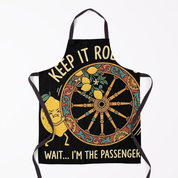 Item preview, Keep It Rolling Funny Sicilian Lemon Cart designed and sold by MarianneFrank.