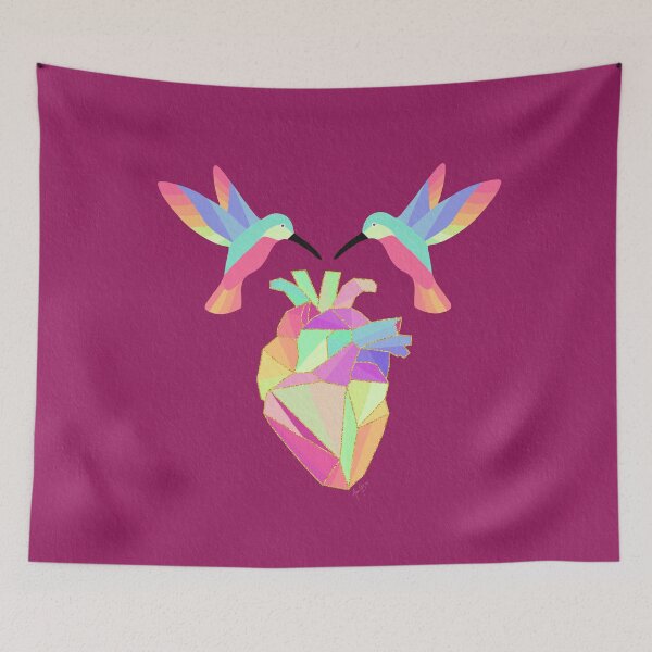 Item preview, Hummingbirds heart designed and sold by Ana Gorozpe.