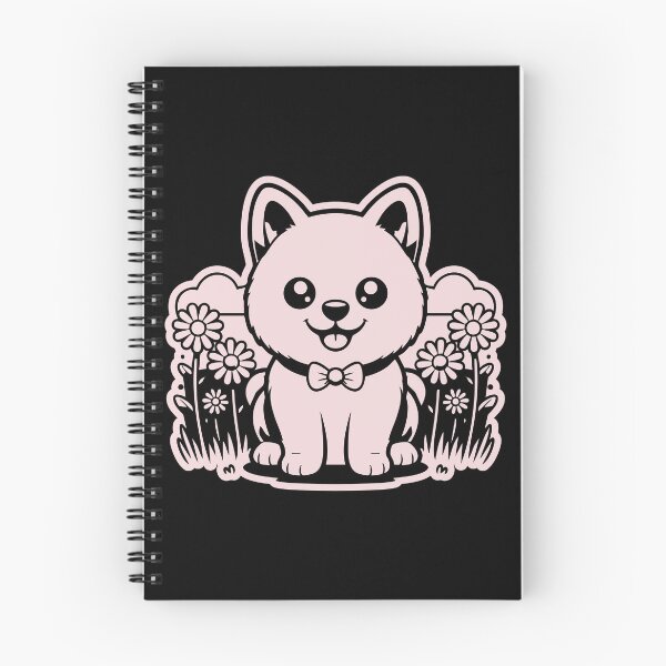 Item preview, Cute Fluffy Puppy with Bow Tie and Flowers designed and sold by AhmedZouita.