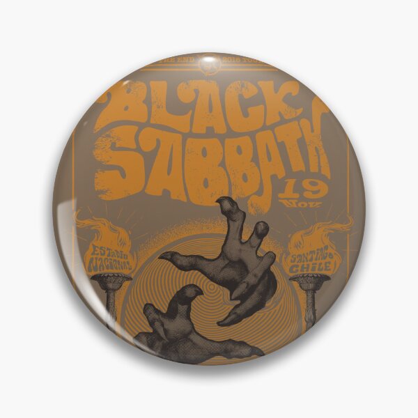 Item preview, Black Sabbath Original Custom Vintage Music Band Tee Unique Poster Wall Art designed and sold by Cool Robot Bro..
