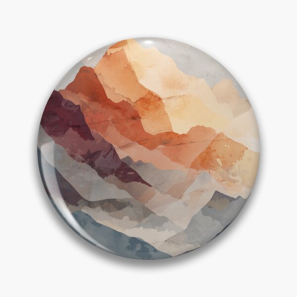 Item preview, Mountain Pine Forest Print Amber Sunset Peak and Navy Evergreen Silhouette Art designed and sold by solynneart.