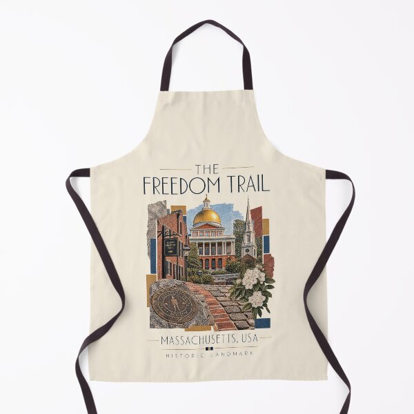 Item preview, The Freedom Trail, Massachusetts, USA [Vintage Illustration] designed and sold by elektronen.