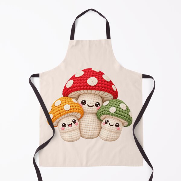Item preview, Amigurumi Crochet Mushroom Family  designed and sold by Myra365Art.