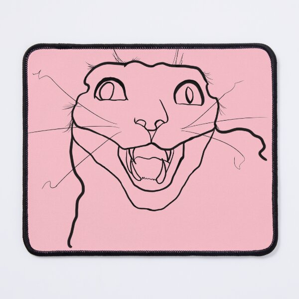 Item preview, Poorly drawn cat meme-funny meme pink designed and sold by StuffFromNikolaosz.