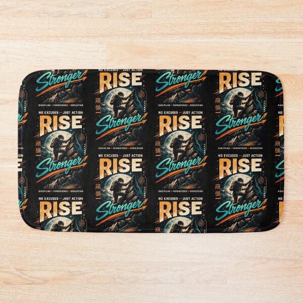 Item preview, Rise Stronger – Astronaut Climbing Motivation Illustration designed and sold by Dogandesighn.