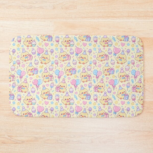 Item preview, Kawaii Birthday Duckling Pattern designed and sold by Soft Berry Studio.