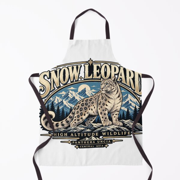 Item preview, Snow Leopard — High Altitude Wildlife Vintage Mountain designed and sold by GingaArt.
