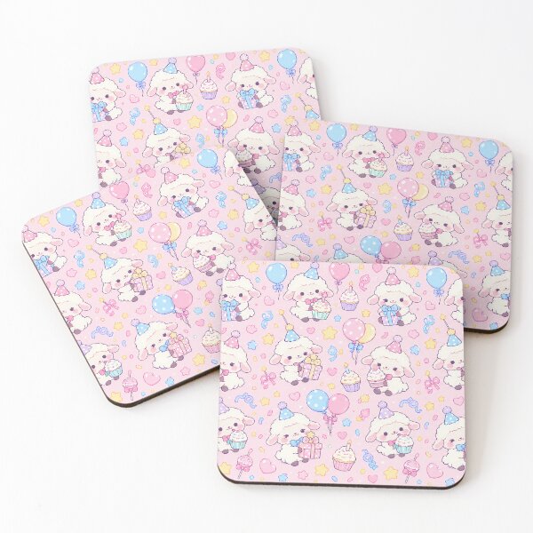 Item preview, Kawaii Birthday Lamb Pattern designed and sold by Soft Berry Studio.