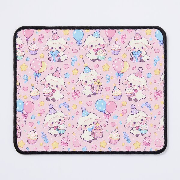Item preview, Kawaii Birthday Lamb Pattern designed and sold by Soft Berry Studio.