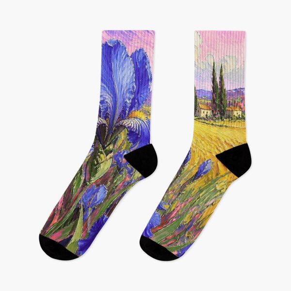 Item preview, Blue Irises in a Summer Field designed and sold by FlowerSeller1.