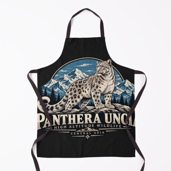 Item preview, Panthera Uncia — Snow Leopard High Altitude Wildlife Vintage Mountain designed and sold by GingaArt.