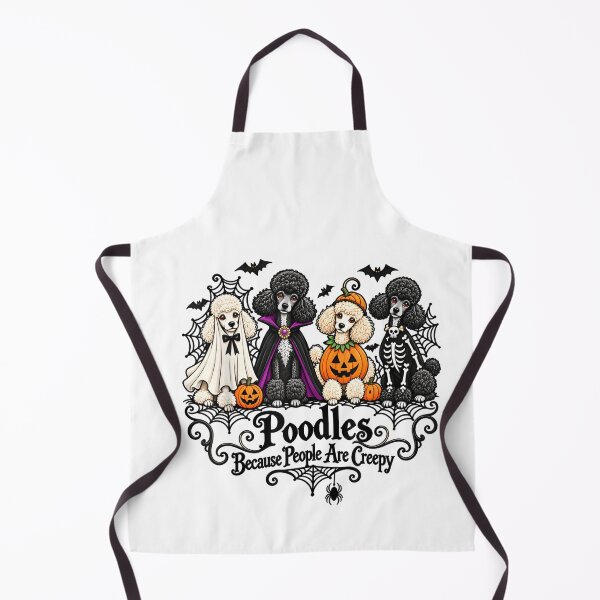 Item preview, Poodles Because People are Creepy Halloween Dogs costume designed and sold by LASTIQUE-dd.