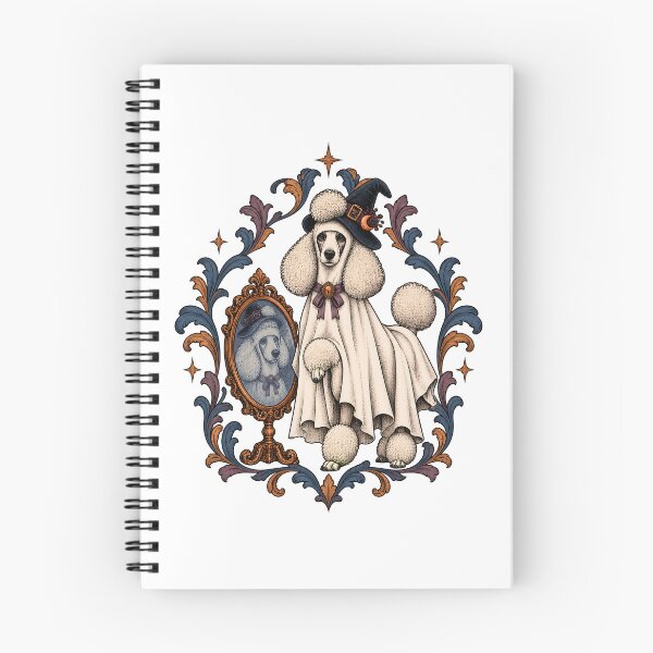 Item preview, Halloween Dogs Pets Vintage Poodle Witch Mirror designed and sold by calicito.