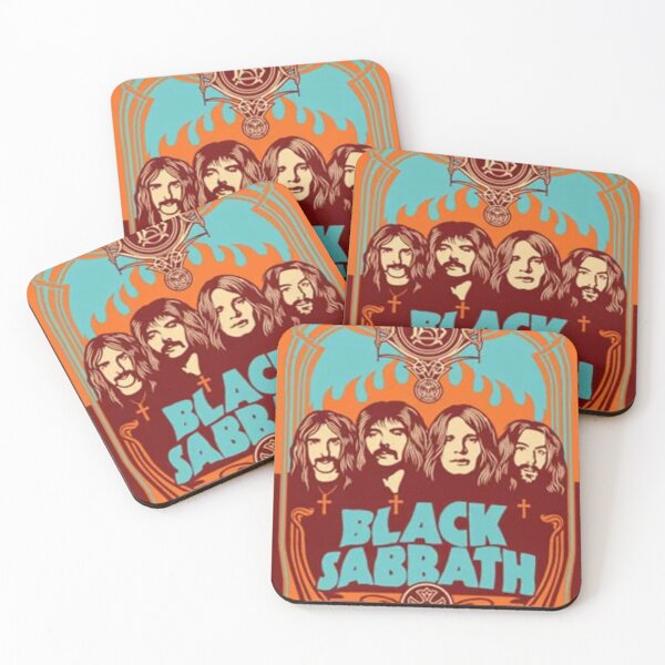 Item preview, Black Sabbath Original Custom Vintage Music Band Tee Unique Poster Wall Art designed and sold by Cool Robot Bro..