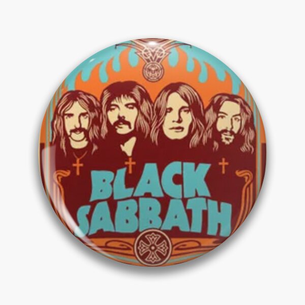 Item preview, Black Sabbath Original Custom Vintage Music Band Tee Unique Poster Wall Art designed and sold by Cool Robot Bro..