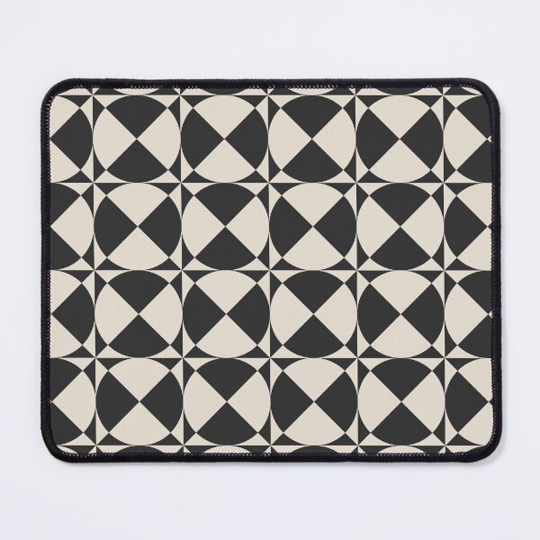 Item preview, Elevated Heritage Geometric Circles - Charcoal Black designed and sold by pakanta.