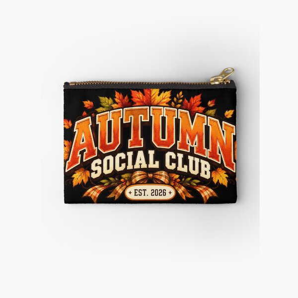 Item preview, Autumn Social Club — Vintage Fall Aesthetic designed and sold by GingaArt.